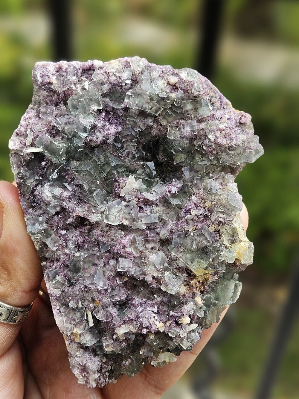 Double Sided Okorusu Fluorite